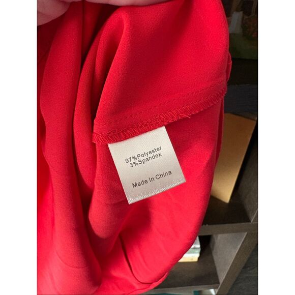 Tuckernuck Tnuck Poppy Red Blythe Dress Size Small - Picture 9 of 9